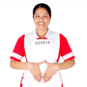 Helper with caregiving background...